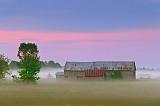 Barn In Misty Dawn_11128-30